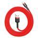 Кабель Baseus Cafule Cable USB For Lightning 2.4A 1m Red+Red (CALKLF-B09) CALKLF-B09 фото 5