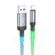 Кабель HOCO U112 Shine charging data cable for iP Gray (6931474788801) 6931474788801 фото 1
