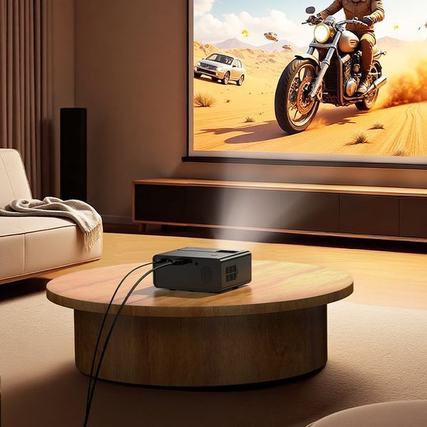 Проектор HOCO DT6 wireless projector (720P same screen version) (EU) (6942007663632) 6942007663632 фото