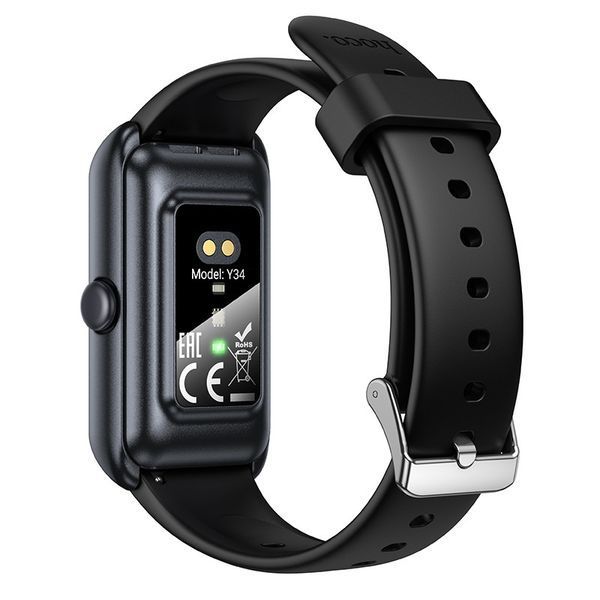 Смарт-годинник HOCO Y34 37mm. 180 mAh. IP67 Smart sports watch(call version) Black (6942007662703) 6942007662703 фото